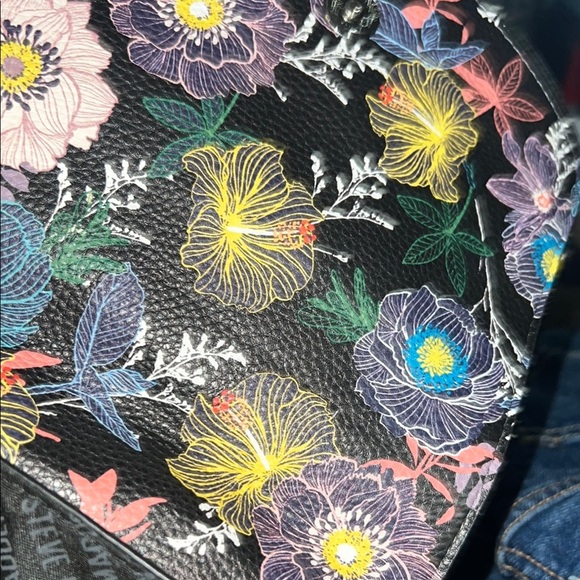 Elegant Gray and Black Steve Madden Women's Backpack - Picture 5 of 5